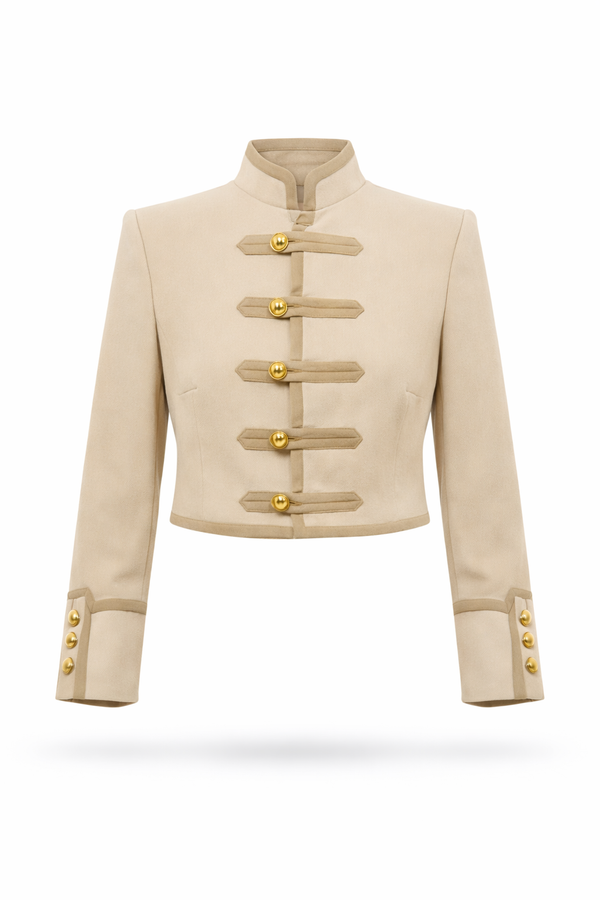 Giacca Napoleon cropped