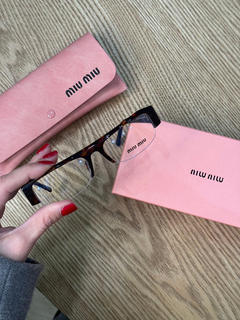 Occhiali vetri trasparenti miumiu