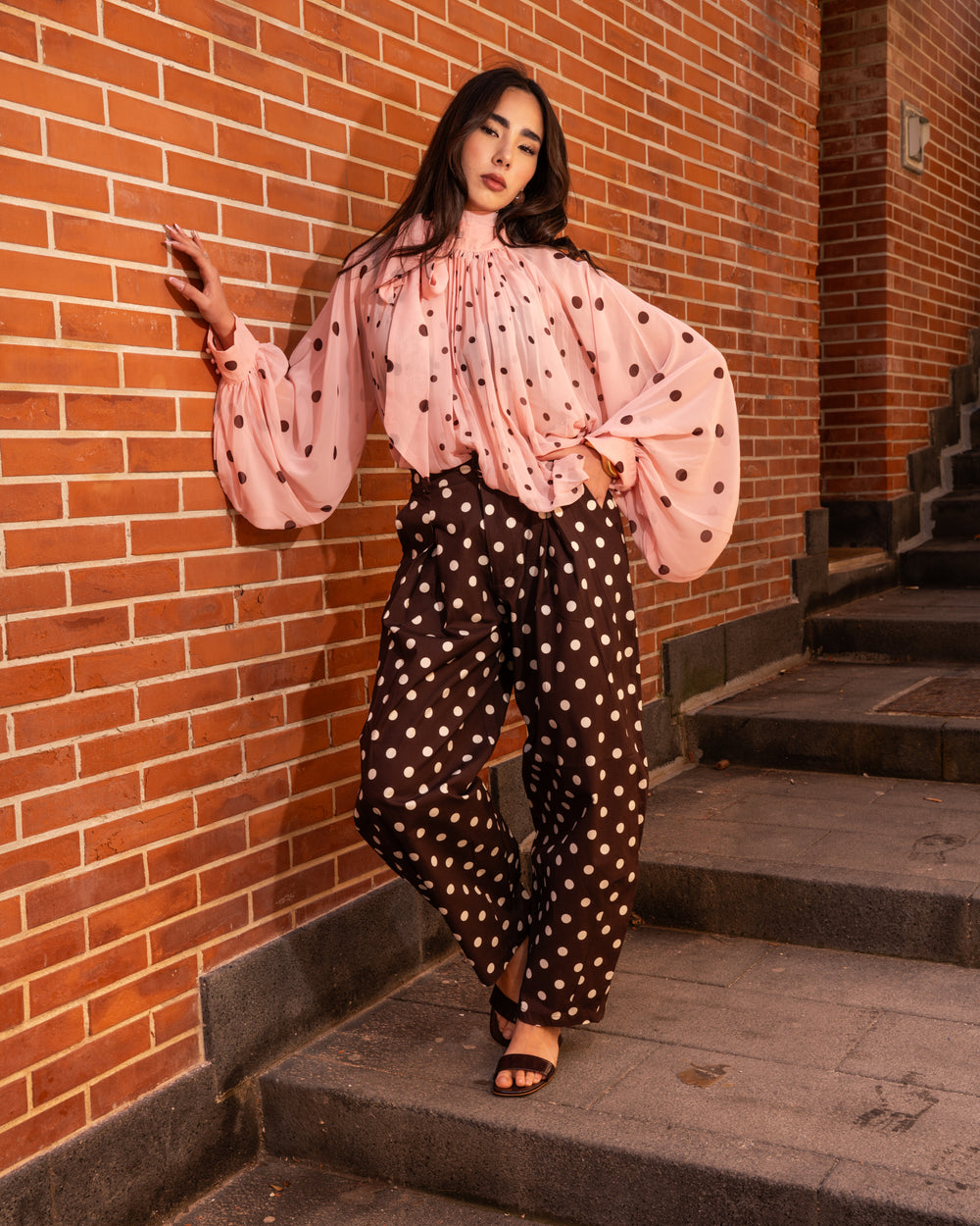 Pantalone japan pois