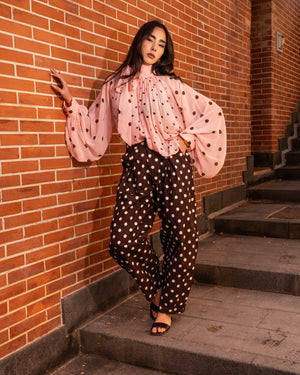 Pantalone japan pois