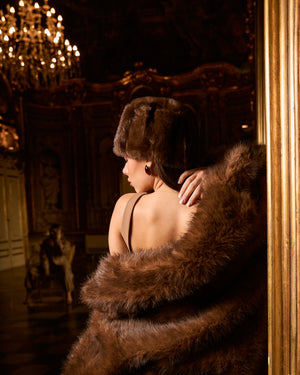 Damasco ecofur marrone