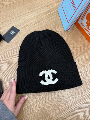 Cappello big lana logo cc