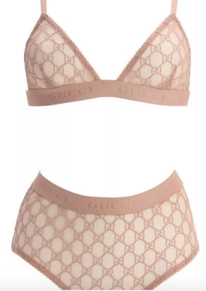 Completo Intimo Lace Nude fiocchetti gg