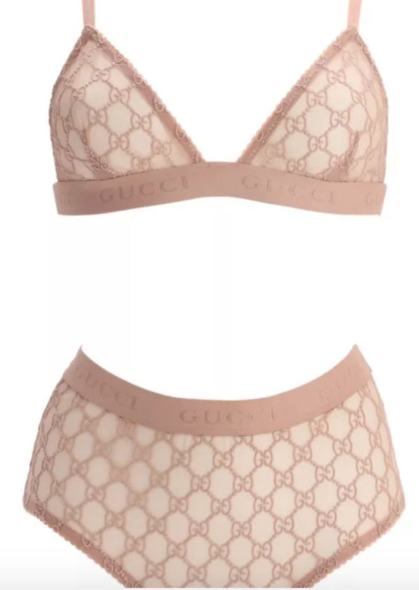 Completo Intimo Lace Nude fiocchetti gg