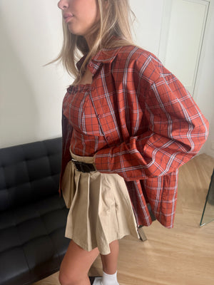 Cordset camicia e top quadri