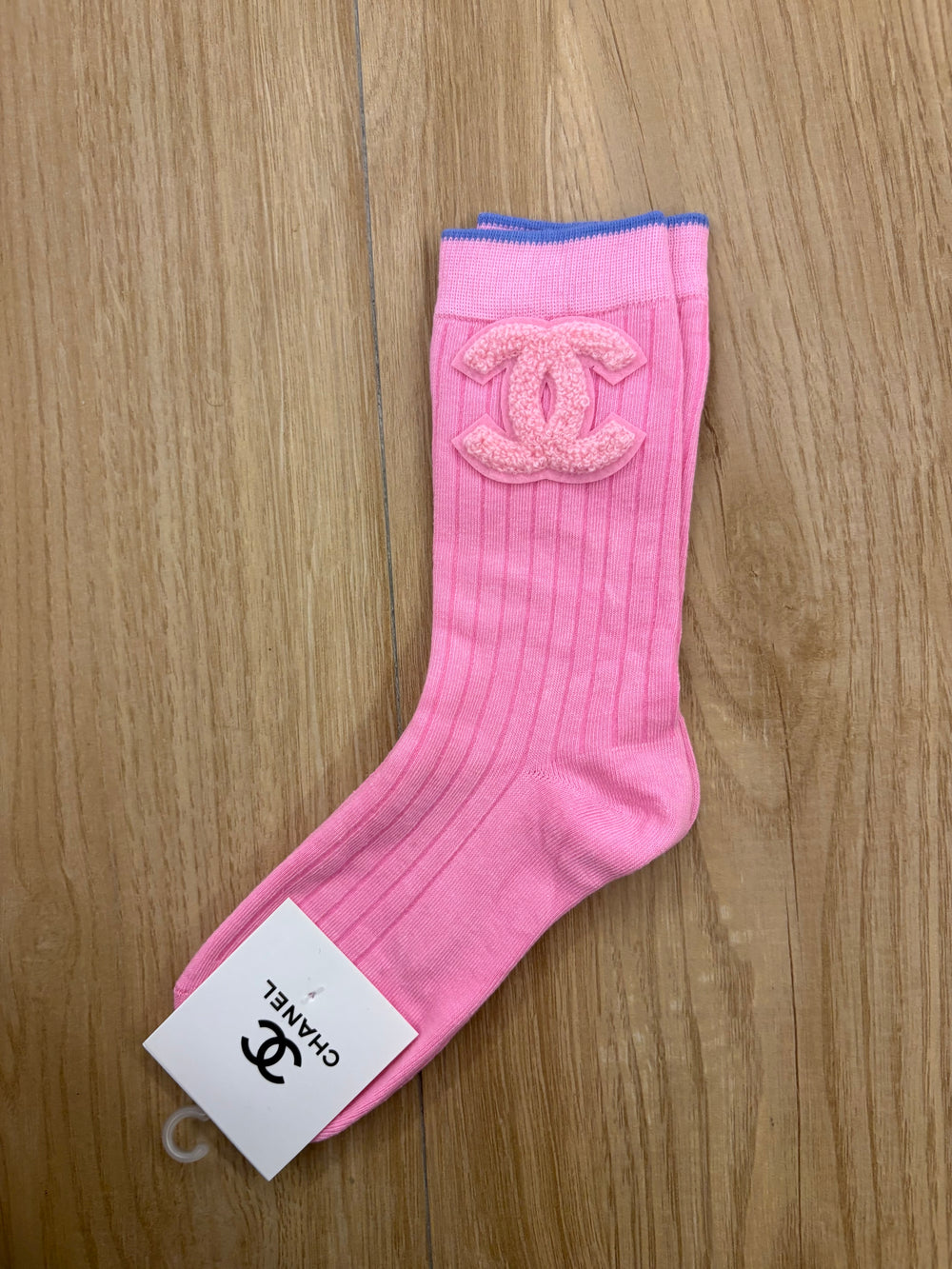 Calzini logo c&c rosa