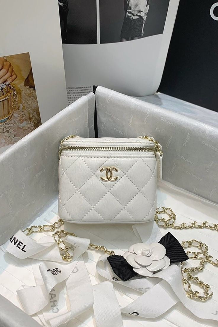 Mini Vanity Bag Cream CC