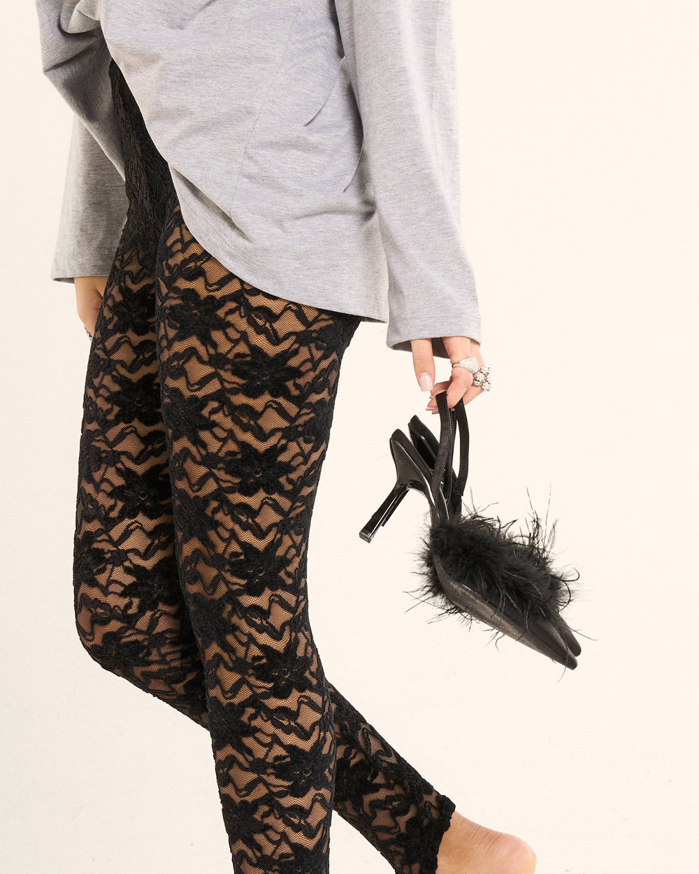 Slingback boa Margot