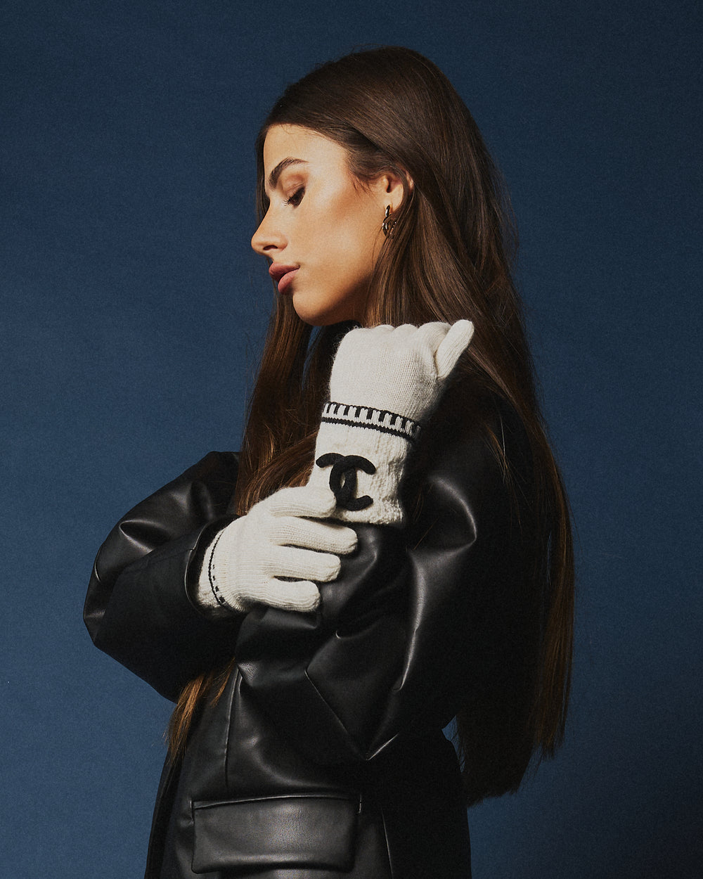 Completo lana tre pezzi chanel bianco