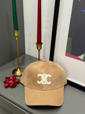 Cappello Celine velluto beige