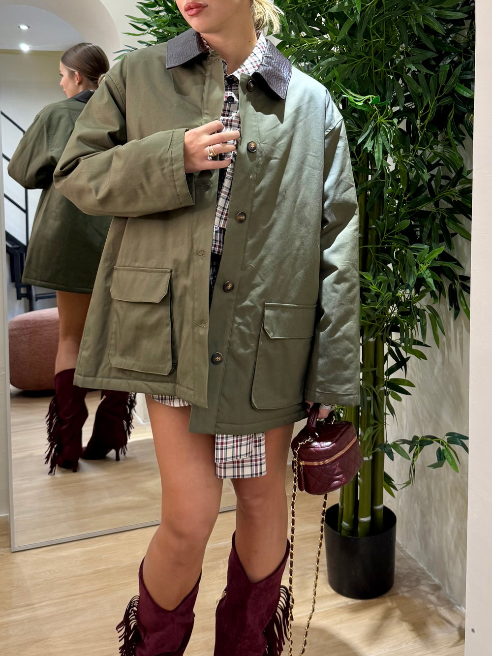 Parka urban lady Lumina kaki