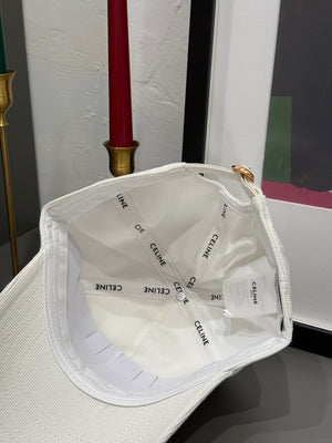 Cappello Celine velluto bianco