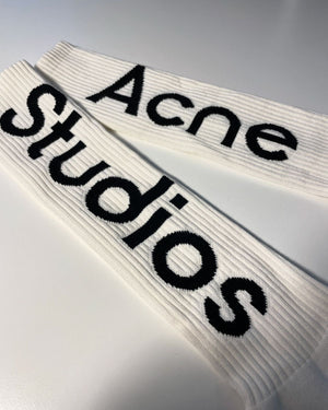 Calzini acn logo bianco