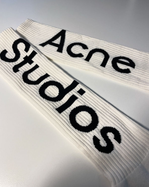 Calzini acn logo bianco