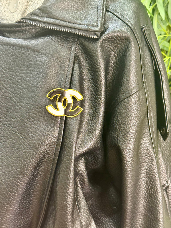 Spilla chanel black & white