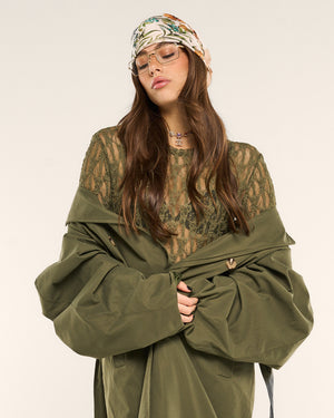 Maglia macramè texture