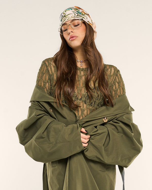 Maglia macramè texture