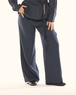 Coordinato Pinstripe Élégance
