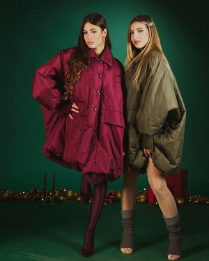 Bomber oversize Arya verde