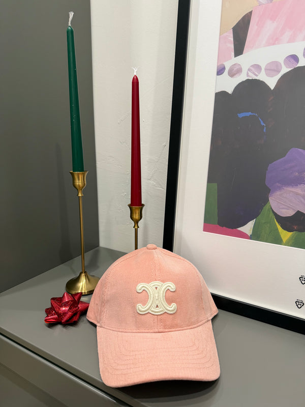 Cappello Celine velluto rosa