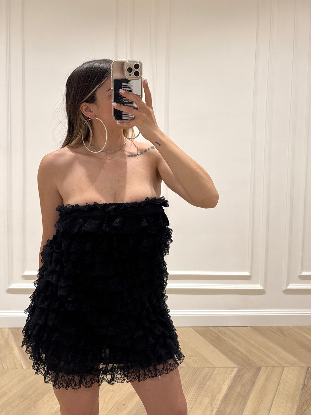 Dress senza maniche pizzo