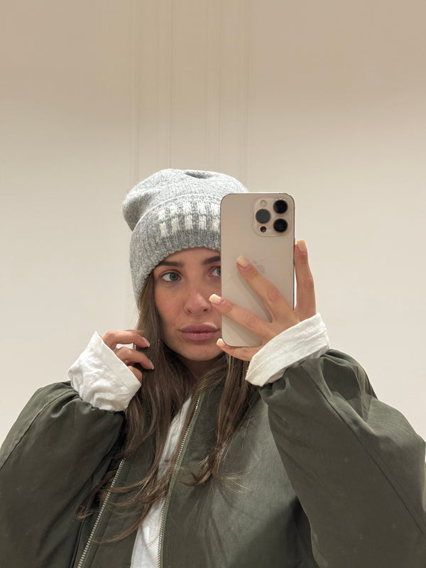 Cappello miumiu Classic grey soft