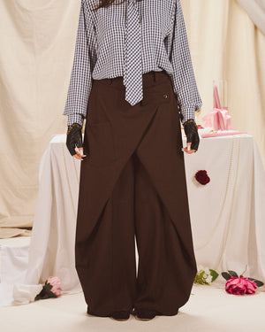 Pantaloni “Cacao Élégant”
