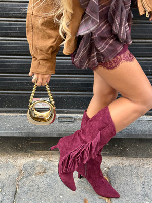 Micro Bag Gold Perle