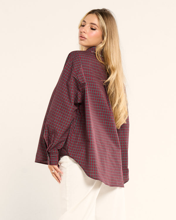 Camicia Tartan popeline