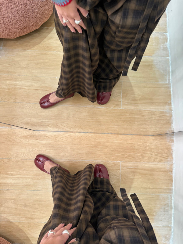 Pantalone Side Code quadroni