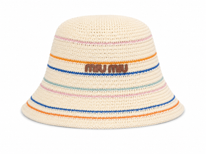 Bucket hat righe color miu