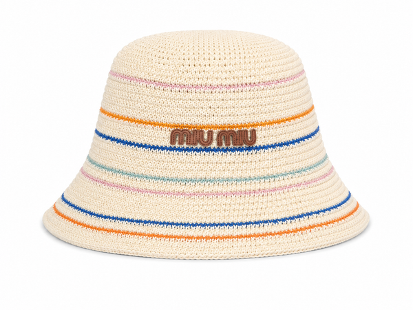 Bucket hat righe color miu