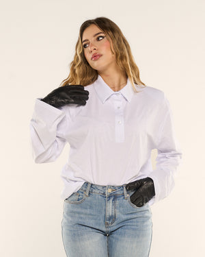 Polo clean con spalline