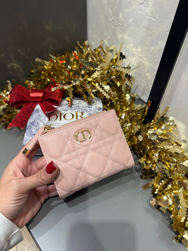 Portacarte in pelle dior cipria