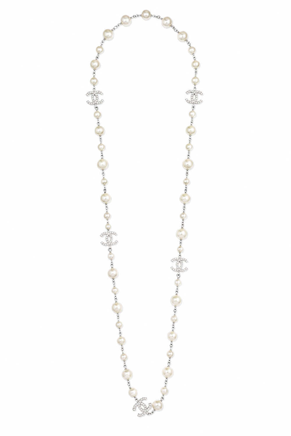 Collana extralong perle chanel
