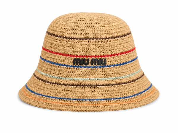 Bucket hat righe color miu