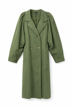 Trench creme olive