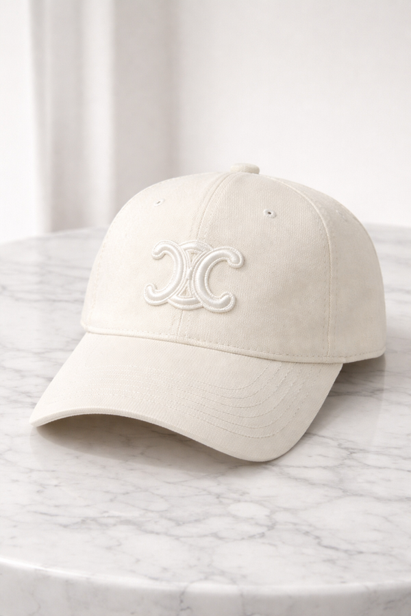Cappello Celine velluto bianco