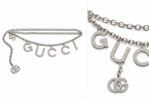 Cintura Crystal Letter Statement