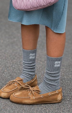 Calzini Cozy grigio midi