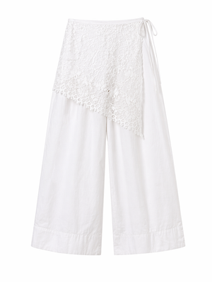 Set Pantalone + Gonna Lace Overlay