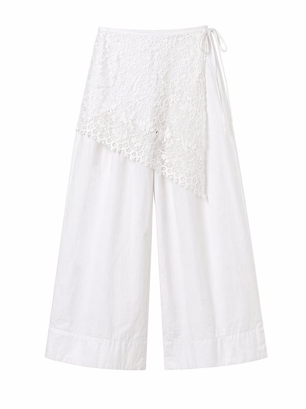 Set Pantalone + Gonna Lace Overlay