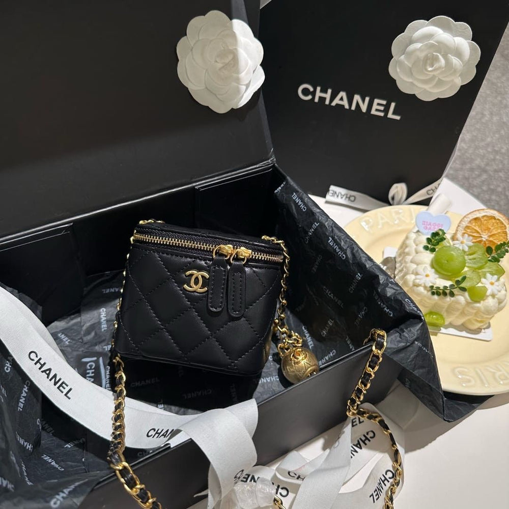 Mini Vanity Bag nera CC