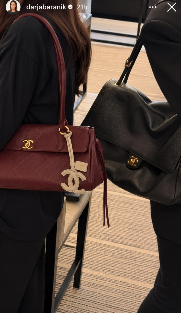 Charms cc in pelle crema