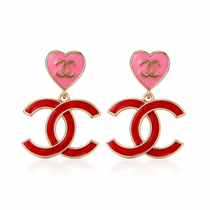 Orecchini heart cherry cc