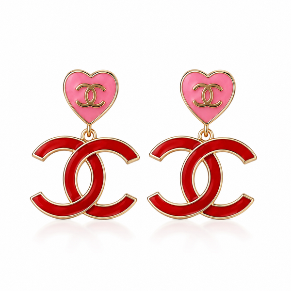 Orecchini heart cherry cc