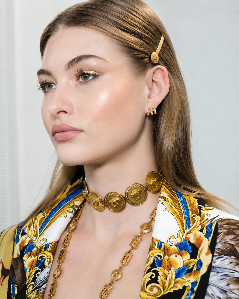 Orecchini gold shine m