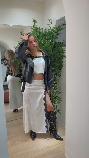 Coordinato satin lace