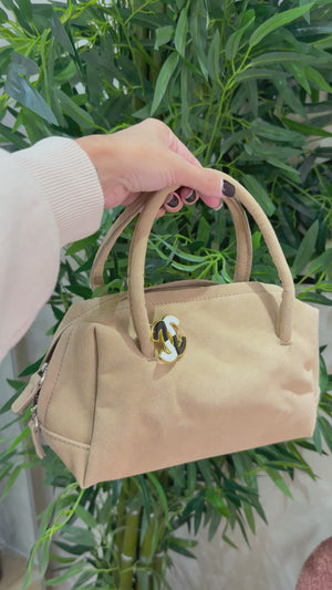 Bag scamosciata taupe