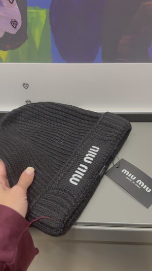 Cappello miumiu nero